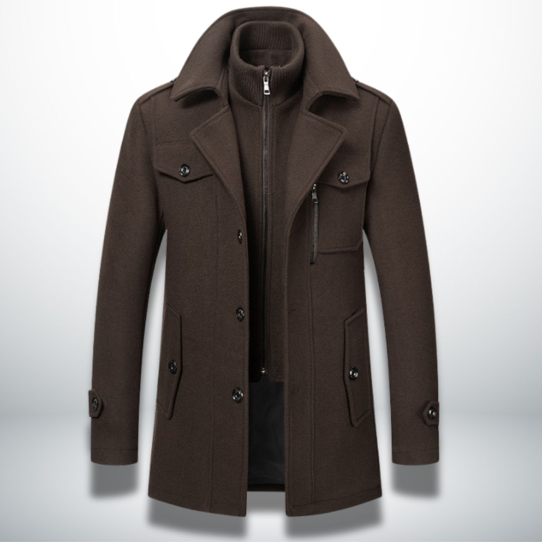 Constantin | Palton Bărbați Elegant cu Două Straturi
