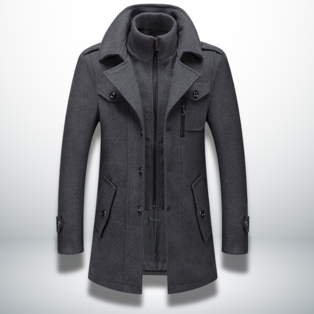Constantin | Palton Bărbați Elegant cu Două Straturi