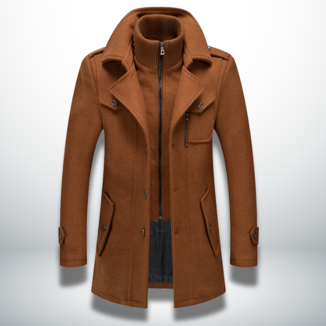 Constantin | Palton Bărbați Elegant cu Două Straturi