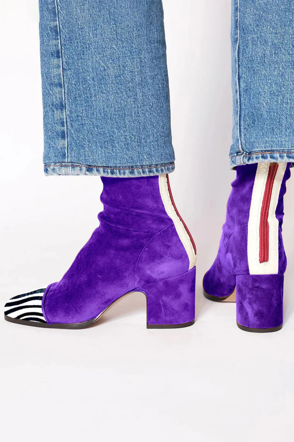 Veronica | Botine Dama cu Toc Bloc