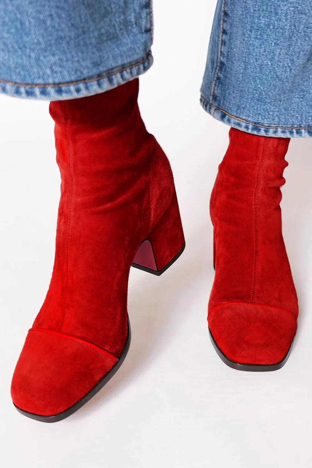 Veronica | Botine Dama cu Toc Bloc