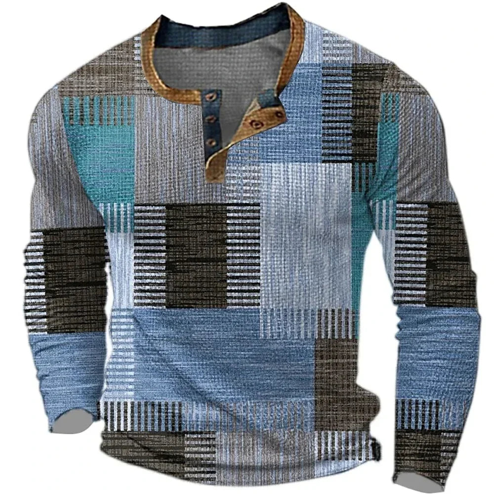 Nichita | Camasa Barbati cu Model Multicolor in Petice
