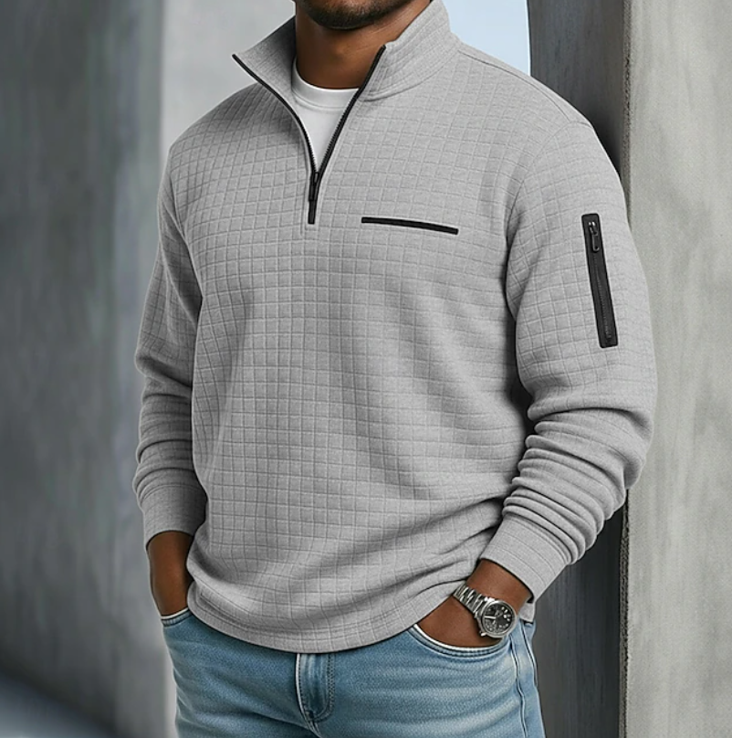 Marcel | Camasa Barbati Texturata Vafe cu Maneca Lunga