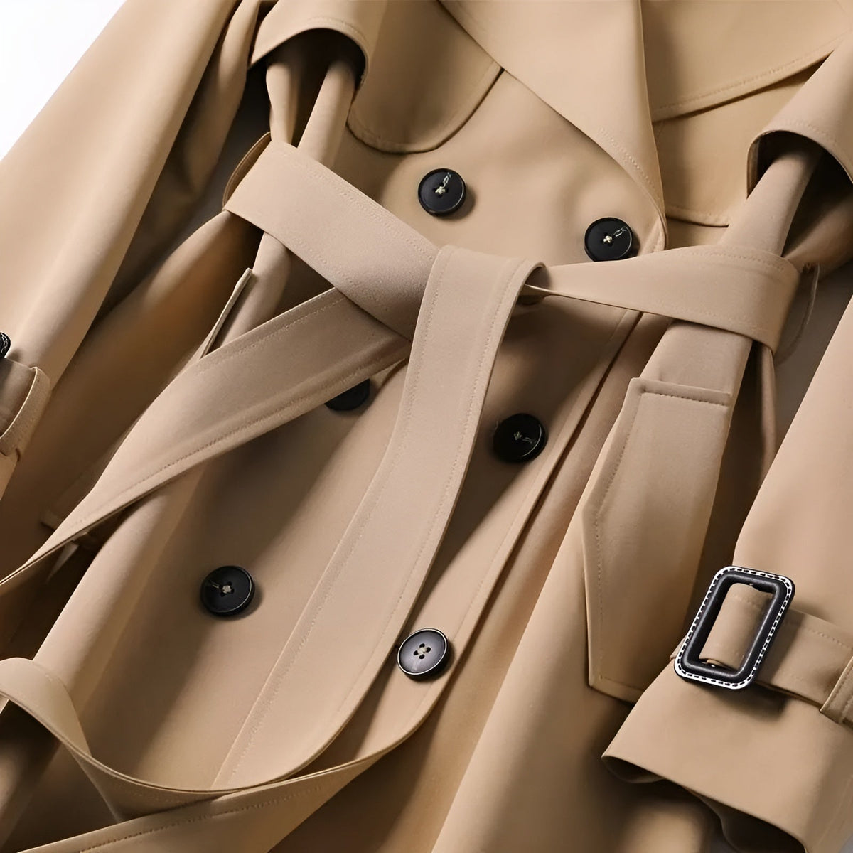Silvia | Trench Dama Clasic cu Cordon