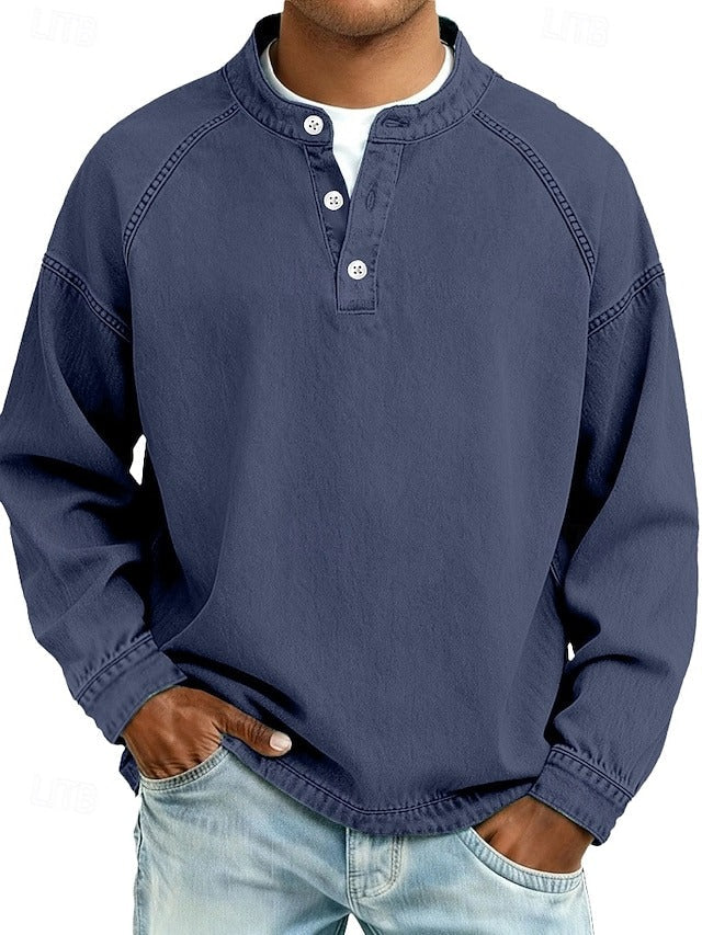 Victor | Camasa Barbati Casual cu Aspect Vintage