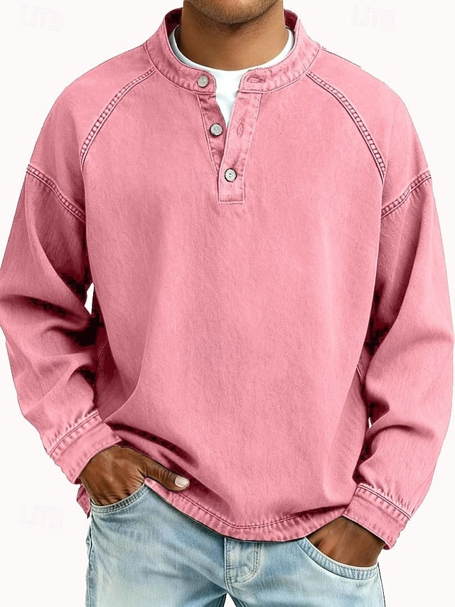 Victor | Camasa Barbati Casual cu Aspect Vintage