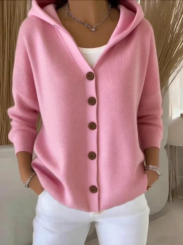 Octavia | Cardigan Dama din Bumbac Casual cu Buzunare