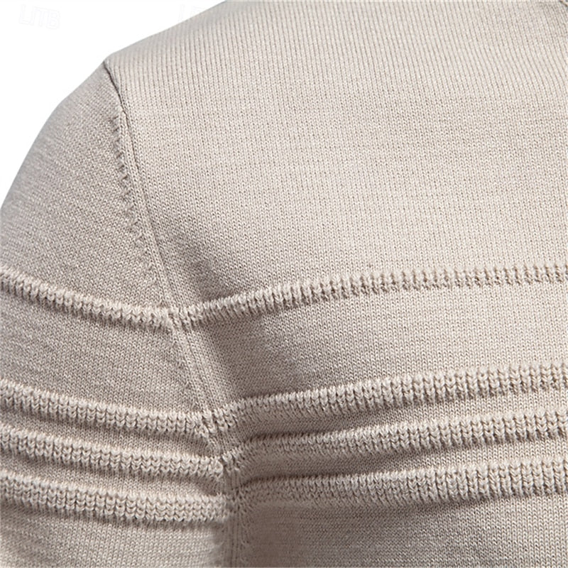 Octavian | Pulover Barbati Tricotat cu Model in Relief