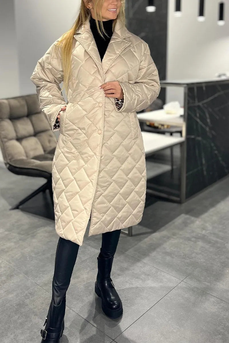 Julia | Palton Dama Elegant cu Imprimeu Leopard