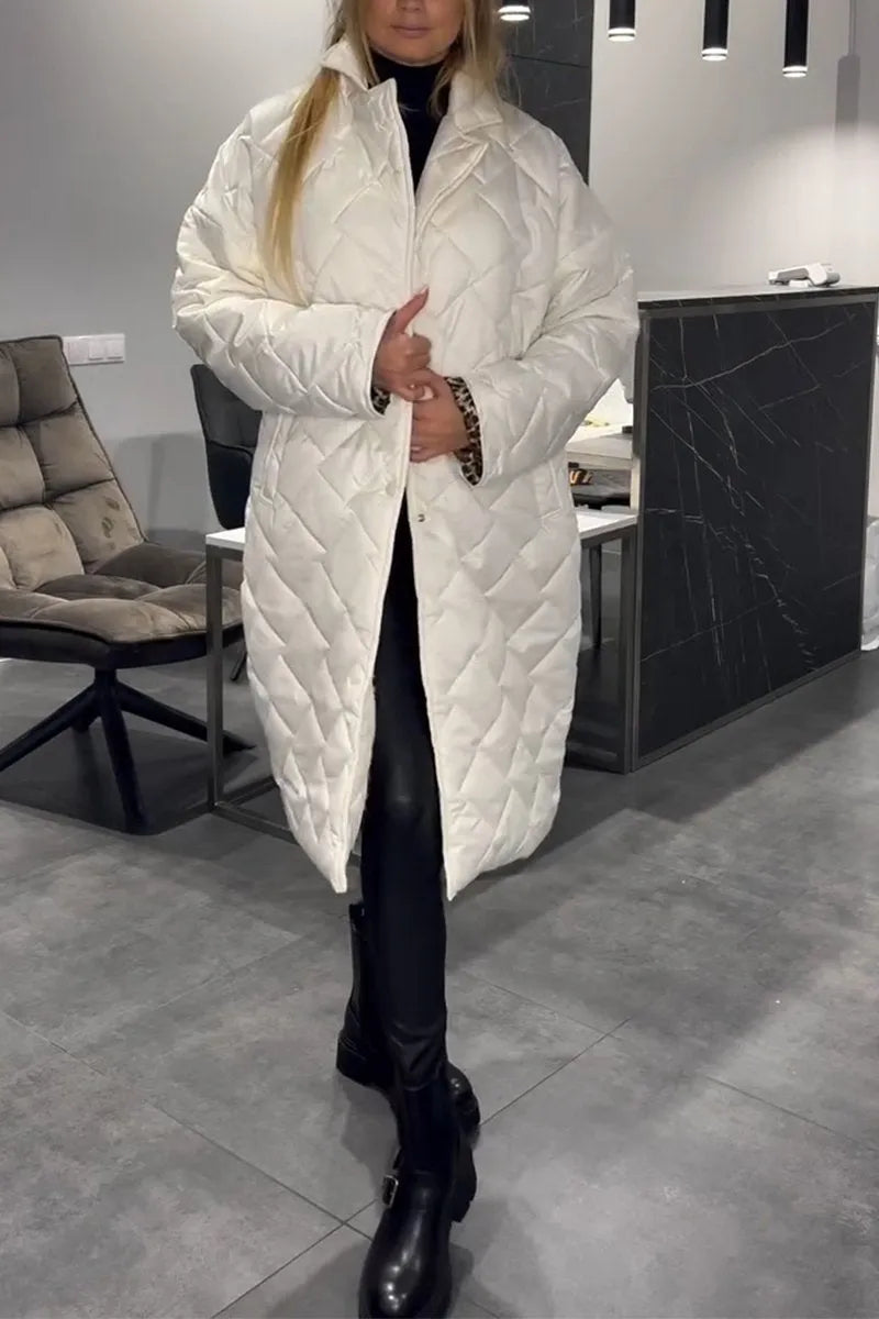 Julia | Palton Dama Elegant cu Imprimeu Leopard