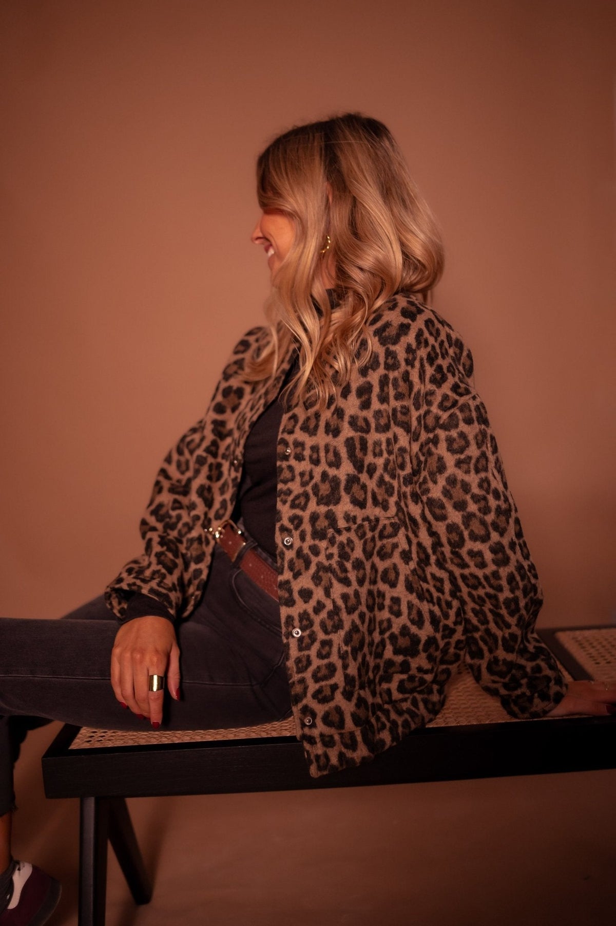 Lavinia | Geaca Dama cu Imprimeu Leopard