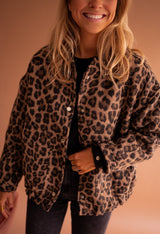 Lavinia | Geaca Dama cu Imprimeu Leopard