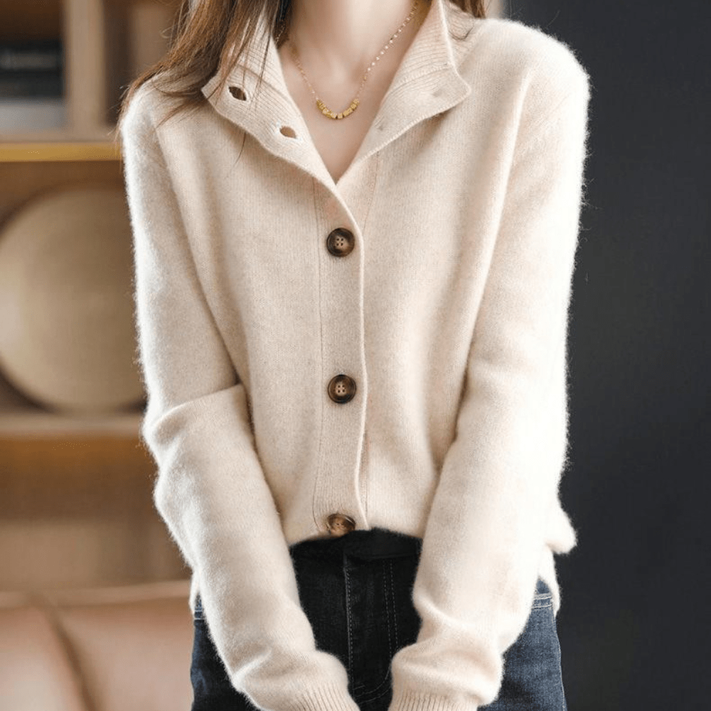 Delia | Cardigan Dama din Cashmere Casual