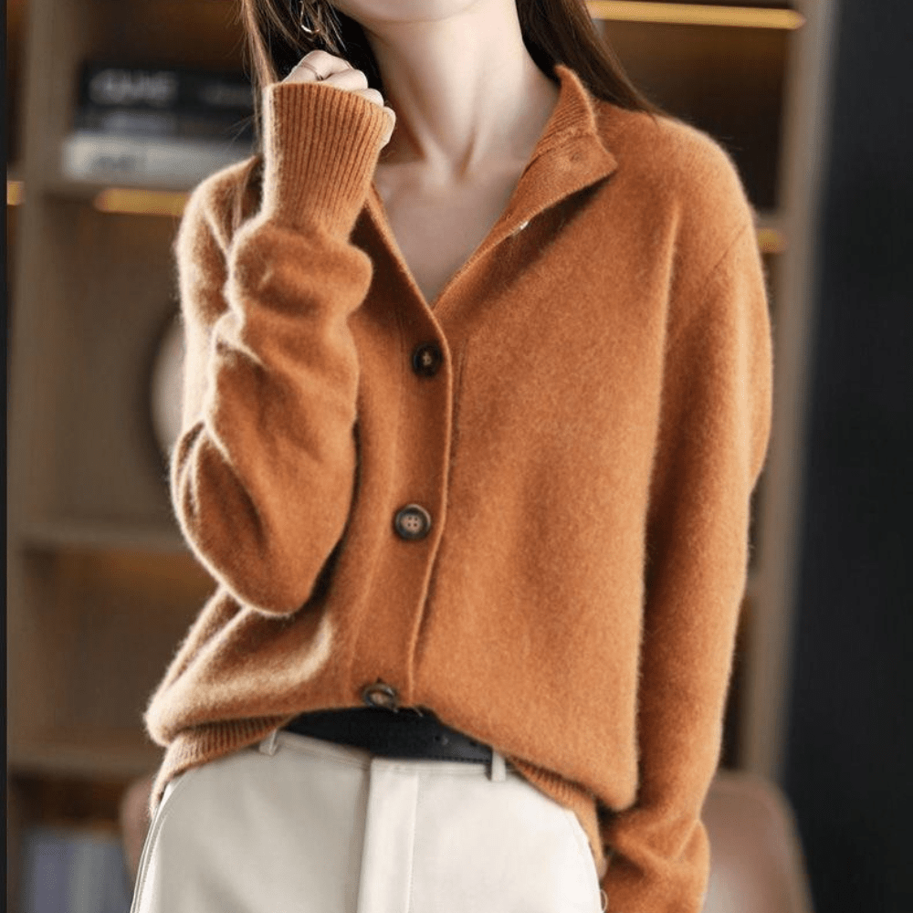Delia | Cardigan Dama din Cashmere Casual
