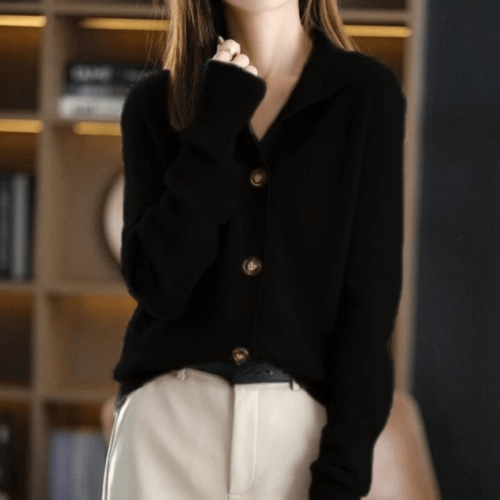 Delia | Cardigan Dama din Cashmere Casual
