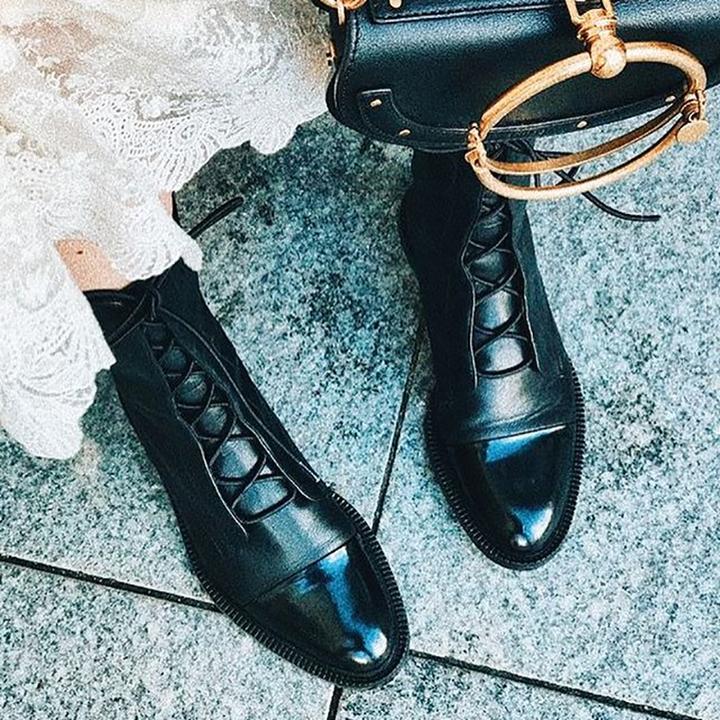 Valeria | Botine Dama cu Siret