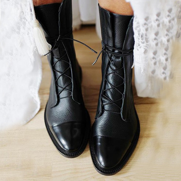 Valeria | Botine Dama cu Siret