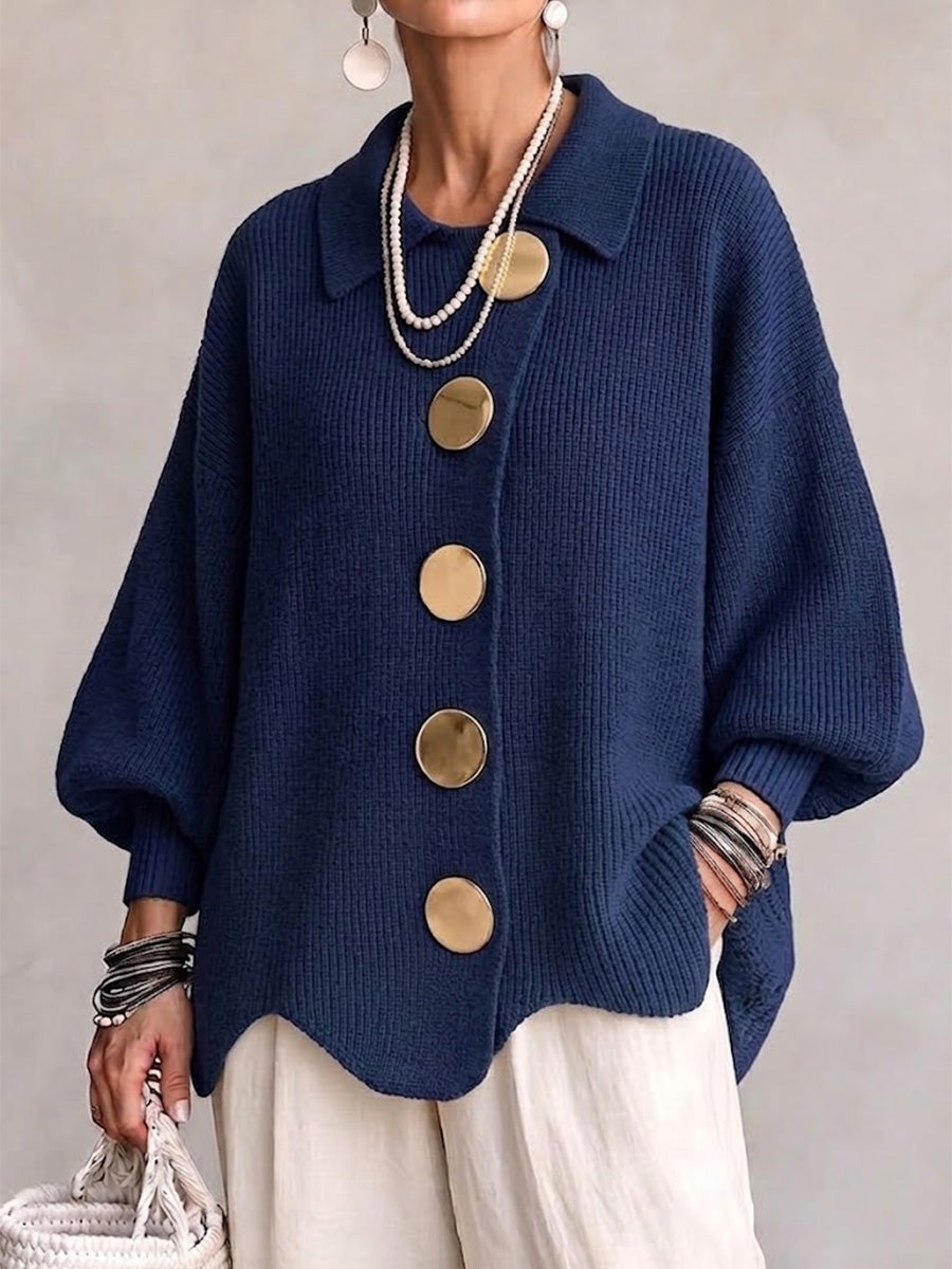 Melania | Cardigan Dama Tricotat cu Nasturi