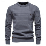 Octavian | Pulover Barbati Tricotat cu Model in Relief